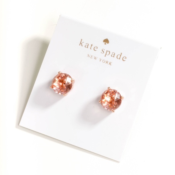 kate spade Jewelry - kate spade pink crystal stud earrings